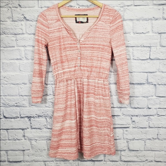 Anthro Saturday Sunday Heathered Space Dyed Sweatshirt Dress - Picture 3 of 7